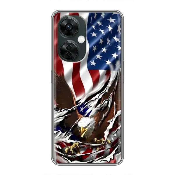 Чехол с рисунком «Флаг USA» для OnePlus Nord CE 3 Lite Чехол с рисунком «Флаг USA» для OnePlus Nord CE 3 Lite