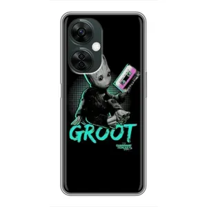 Чехол Супергерои Марвел на ВанПлас Норд СЕ 3 Лайт (Groot)