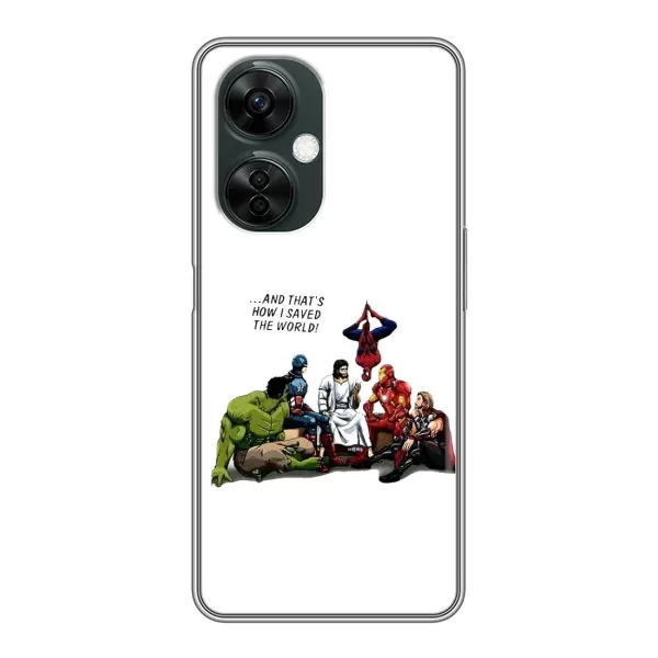 Чехол с рисунком «Иисус супергерой» для OnePlus Nord CE 3 Lite Чехол с рисунком «Иисус супергерой» для OnePlus Nord CE 3 Lite