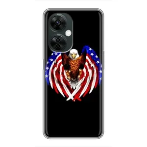 Чохол Прапор USA для OnePlus Nord CE 3 Lite (Крила США)
