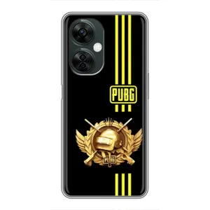 Чохол (TPU) з картинкою "Лого Пабг" на ВанПлас Норд СЕ 3 Лайт (Логотип PUPG)