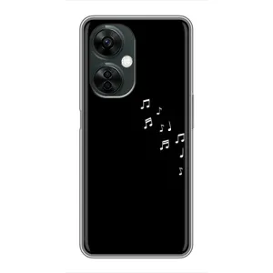 Чохол з картинками на чорному фоні для OnePlus Nord CE 3 Lite (Ноти)
