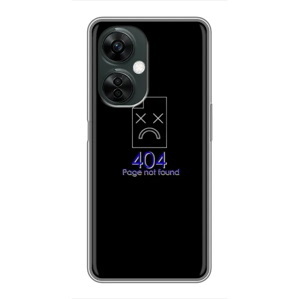 Чехол с рисунком «Ошибка 404» для OnePlus Nord CE 3 Lite Чехол с рисунком «Ошибка 404» для OnePlus Nord CE 3 Lite