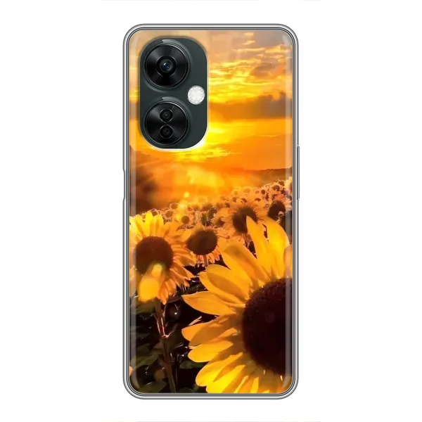 Чехол с рисунком «поле подсолнухов» для OnePlus Nord CE 3 Lite