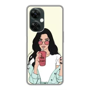 Силіконовый Чохол на OnePlus Nord CE 3 Lite з картинкой Модных девушек (З напоєм)