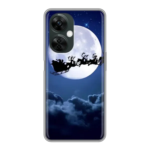 Чехол с рисунком «Санта - луна» для OnePlus Nord CE 3 Lite Чехол с рисунком «Санта - луна» для OnePlus Nord CE 3 Lite