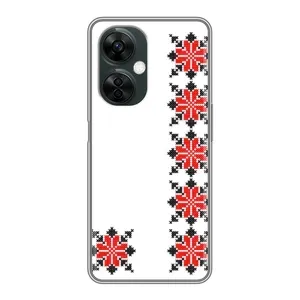 Силиконовый Чехол на OnePlus Nord CE 3 Lite с картинкой Вышиванки (Силуэт вышиванки)