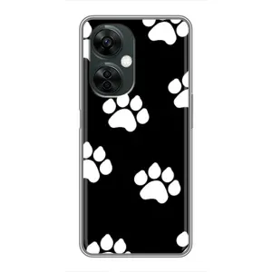 Бампер для OnePlus Nord CE 3 Lite с картинкой "Песики" (Следы собак)
