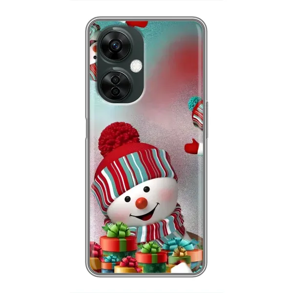 Чехол с рисунком «Снеговик в шапке» для OnePlus Nord CE 3 Lite Чехол с рисунком «Снеговик в шапке» для OnePlus Nord CE 3 Lite