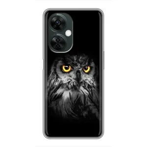 Чехлы с принтом СОВЫ для OnePlus Nord CE 3 Lite (Сова на чёрном)
