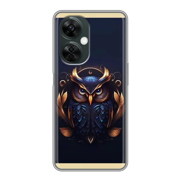 Чехол с рисунком «Стильная Сова» для OnePlus Nord CE 3 Lite