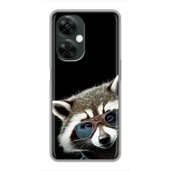 Чехол с рисунком «Стильный Енот» для OnePlus Nord CE 3 Lite Чехол с рисунком «Стильный Енот» для OnePlus Nord CE 3 Lite