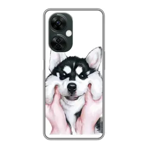 Бампер для OnePlus Nord CE 3 Lite с картинкой "Песики" (Собака Хаски)