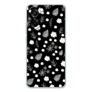 Чохли з тематикою "КВІТИ" на OnePlus Nord CE 5 (цвітіння на чорному)