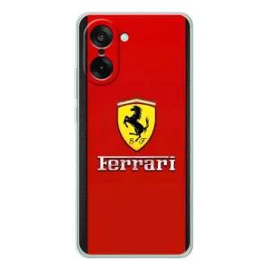 Силіконовий бампер з картинкою машини на OnePlus Nord CE 5 (Ferrari Logo)