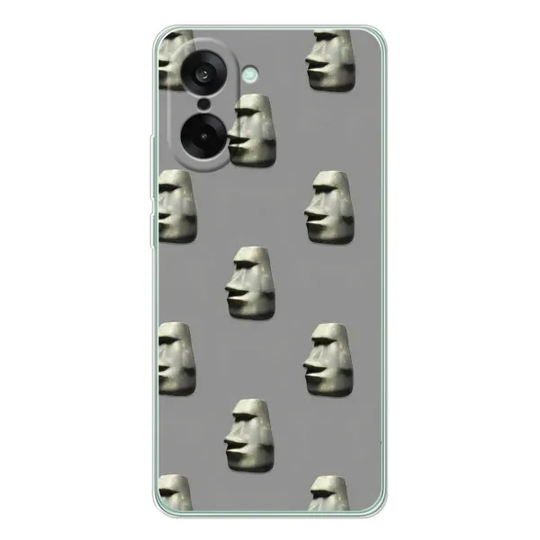 Чехол с рисунком «Каменное лицо» для OnePlus Nord CE 5 Чехол с рисунком «Каменное лицо» для OnePlus Nord CE 5