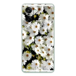 Чехол с ромашками на OnePlus Nord CE 5 (Рамка в ромашках)