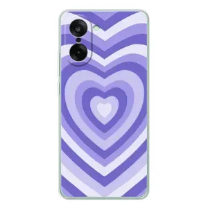 Чехлы с тематикой "Маленькие Сердечки" на OnePlus Nord CE 5 (Сердце фиолет)
