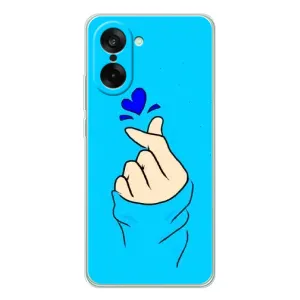 Чехлы (Знак сердечка) на OnePlus Nord CE 5 (Сердце на синем)