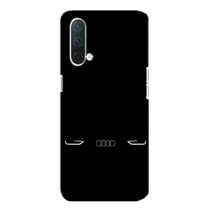 Силіконовий бампер з картинкою машини на OnePlus Nord CE 5G (Сілует Audi)