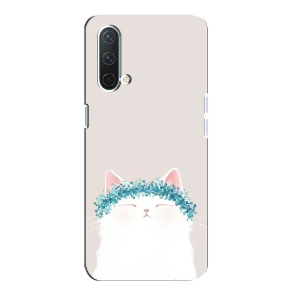 Чехол с рисунком «Белый котик» для OnePlus Nord CE 5G Чехол с рисунком «Белый котик» для OnePlus Nord CE 5G
