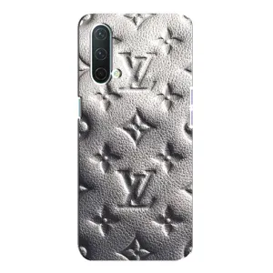 Текстурный Чехол Louis Vuitton для ВанПлас Норд СЕ 5G (Бежевый ЛВ)