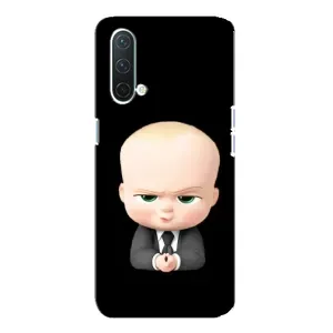 Мультяшный принт на Чехол для ВанПлас Норд СЕ 5G (Бос)