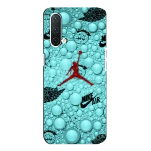 Силиконовый Чехол Nike Air Jordan на ВанПлас Норд СЕ 5G (Джордан Найк)