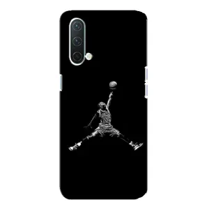 Силиконовый Чехол Nike Air Jordan на ВанПлас Норд СЕ 5G (Джордан)