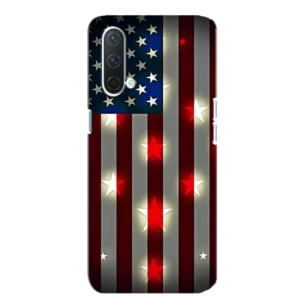 Чехол с рисунком «Флаг США 2» для OnePlus Nord CE 5G Чехол с рисунком «Флаг США 2» для OnePlus Nord CE 5G