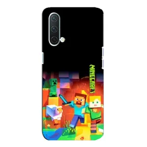 Чохли для OnePlus Nord CE 5G (Персонажі МайнКрафт) (Герой Майнкрафт)