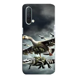 Чехол с мемами тралалело тралала для OnePlus Nord CE 5G (Гусини и крокодило)