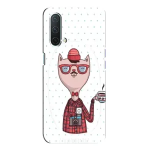Чехол на тематику: Коты для OnePlus Nord CE 5G (Кот аристократ)