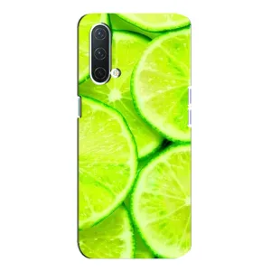 Чехол с изображением вкусной еды для OnePlus Nord CE 5G (Лайм)