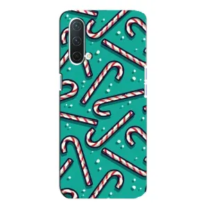 Силіконовий бампер на різдво для OnePlus Nord CE 5G (Льодяники)