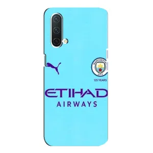 Силиконовые Чехлы принт Футбол на OnePlus Nord CE 5G (Man City)