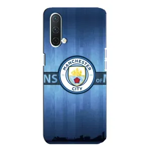 Силиконовые Чехлы принт Футбол на OnePlus Nord CE 5G (ManCity)