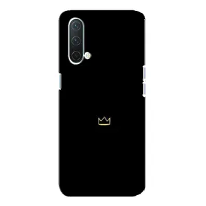 Чохол (Корона на чорному фоні) для ВанПлас Норд СЕ 5G (Міні корона)