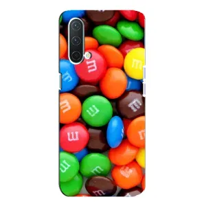 Чехол с изображением вкусной еды для OnePlus Nord CE 5G (Разноцветные M&M'S)