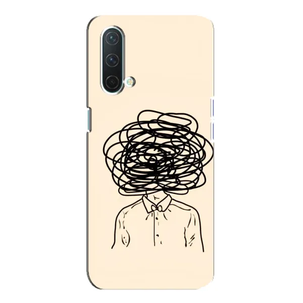 Чехол с рисунком «Мысли» для OnePlus Nord CE 5G Чехол с рисунком «Мысли» для OnePlus Nord CE 5G