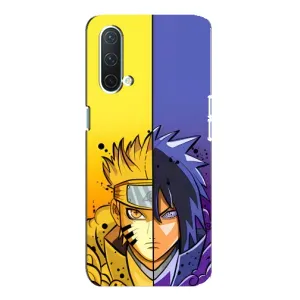 Купить Чехлы на телефон с принтом Anime для OnePlus Nord CE 5G (Naruto Vs Sasuke)