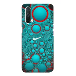 Силиконовый Чехол на OnePlus Nord CE 5G с картинкой Nike (Найк зеленый)
