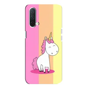 Чехол Unicorn на OnePlus Nord CE 5G (Радужный Единорог)