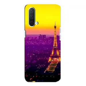 Чехол с Эйфелевой башней на OnePlus Nord CE 5G (Яркая башня)
