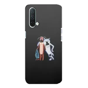 Мультяшный принт на Чехол для ВанПлас Норд СЕ 5G (Шо, опять)