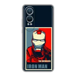 Чехол Супергерой Железный человек на OnePlus Nord CE4 Lite (Art Iron man)