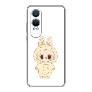 Чохол з принтом Лабубу для OnePlus Nord CE4 Lite (Бежевий Лабубу)