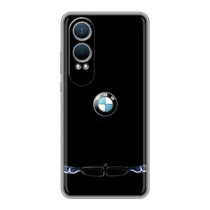 Силиконовый бампер с картинкой машины на OnePlus Nord CE4 Lite (Черный BMW)