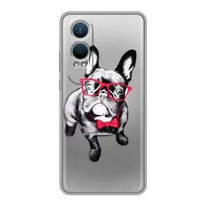 Чохол (ТПУ) Милі песики для OnePlus Nord CE4 Lite (Бульдог в окулярах)