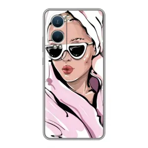 Чохол з картинкою Модні Дівчата OnePlus Nord CE4 Lite (Дівчина в халаті)